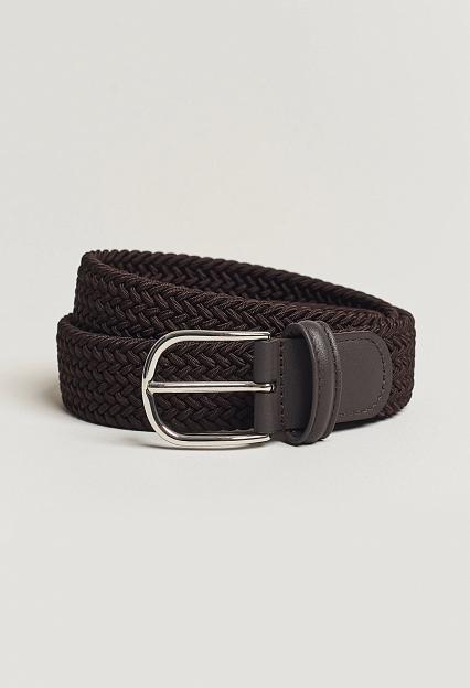 Anderson Woven Textile Belt NE37 Brown